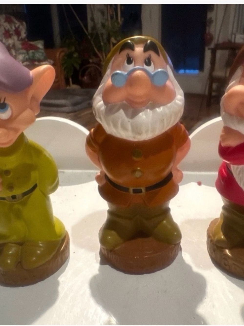 Disney Brown & White Bearded Gnome Action Figure